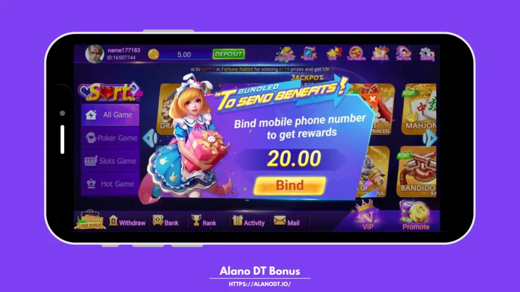 Alano DT Bind Bonus
